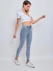 MAYA Sokgombos Skinny Farmernadrág
