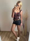 LILLA CHERRY Fodros Felső