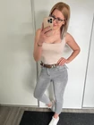 NATASA Dekoltált Pántos Body