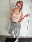NATASA Dekoltált Pántos Body