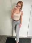 NATASA Dekoltált Pántos Body