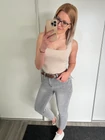 NATASA Dekoltált Pántos Body