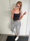 NATASA Dekoltált Pántos Body