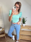BABI Dekoltált Nyakú Extrázott Vállú Felső