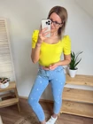 BABI Dekoltált Nyakú Extrázott Vállú Felső