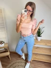 BABI Dekoltált Nyakú Extrázott Vállú Felső