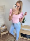 BABI Dekoltált Nyakú Extrázott Vállú Felső