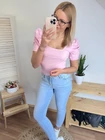 BABI Dekoltált Nyakú Extrázott Vállú Felső