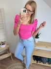 BABI Dekoltált Nyakú Extrázott Vállú Felső