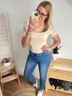 BABI Dekoltált Nyakú Extrázott Vállú Felső