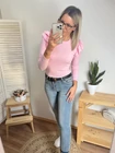 BABI V-Nyakú Extrázott Vállú Felső