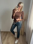 BABI Extrázott Vállú Felső