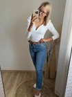 LINA Extrázott Vállú Felső