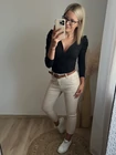 LINA Extrázott Vállú Felső