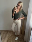 LINA Extrázott Vállú Felső