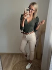 LINA Extrázott Vállú Felső