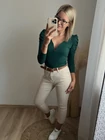 LINA Extrázott Vállú Felső