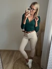 LINA Extrázott Vállú Felső