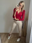 LINA Extrázott Vállú Felső