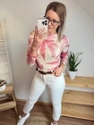 MIRI Mintás Ejtett Vállú Felső
