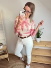 MIRI Mintás Ejtett Vállú Felső
