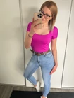 KIRA Basic Dekoltált Felső
