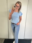 LARINA Bordázott Felső Fodrokkal