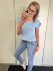 LARINA Bordázott Felső Fodrokkal