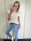 LARINA Bordázott Felső Fodrokkal