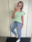 LARINA Bordázott Felső Fodrokkal