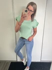 LARINA Bordázott Felső Fodrokkal