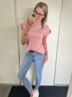 LARINA Bordázott Felső Fodrokkal