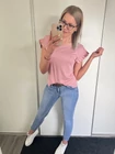 LARINA Bordázott Felső Fodrokkal