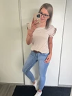 LARINA Bordázott Felső Fodrokkal