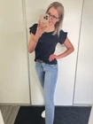 LARINA Bordázott Felső Fodrokkal