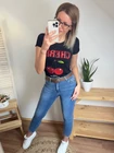 CHERRY Mintás Pamut Felső