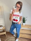 CHERRY Mintás Pamut Felső