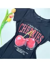 CHERRY Mintás Pamut Felső