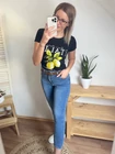 LEMONCELLO Mintás Pamut Felső