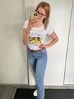 LEMONCELLO Mintás Pamut Felső