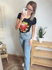 STRAWBERRY Mintás Pamut Felső