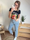 STRAWBERRY Mintás Pamut Felső