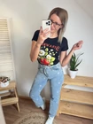 STRAWBERRY Mintás Pamut Felső