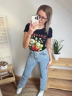 STRAWBERRY Mintás Pamut Felső