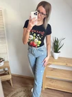 STRAWBERRY Mintás Pamut Felső