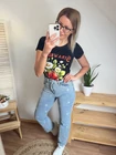 STRAWBERRY Mintás Pamut Felső