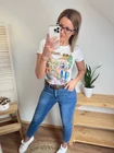 CAPRI Mintás Pamut Felső