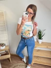 CAPRI Mintás Pamut Felső