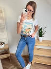 CAPRI Mintás Pamut Felső