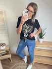 WOOD Mintás Pamut Felső